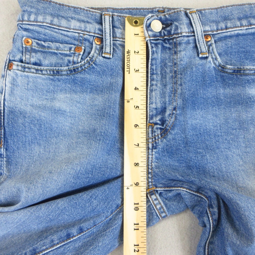 Levi's 511 Jeans Mens 30x34 (Actual 30x32) Blue Slim Premium Stretch Denim - Picture 8 of 11